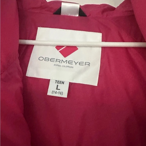 Obermeyer Kids Pink Puffer Jacket - Picture 5 of 7